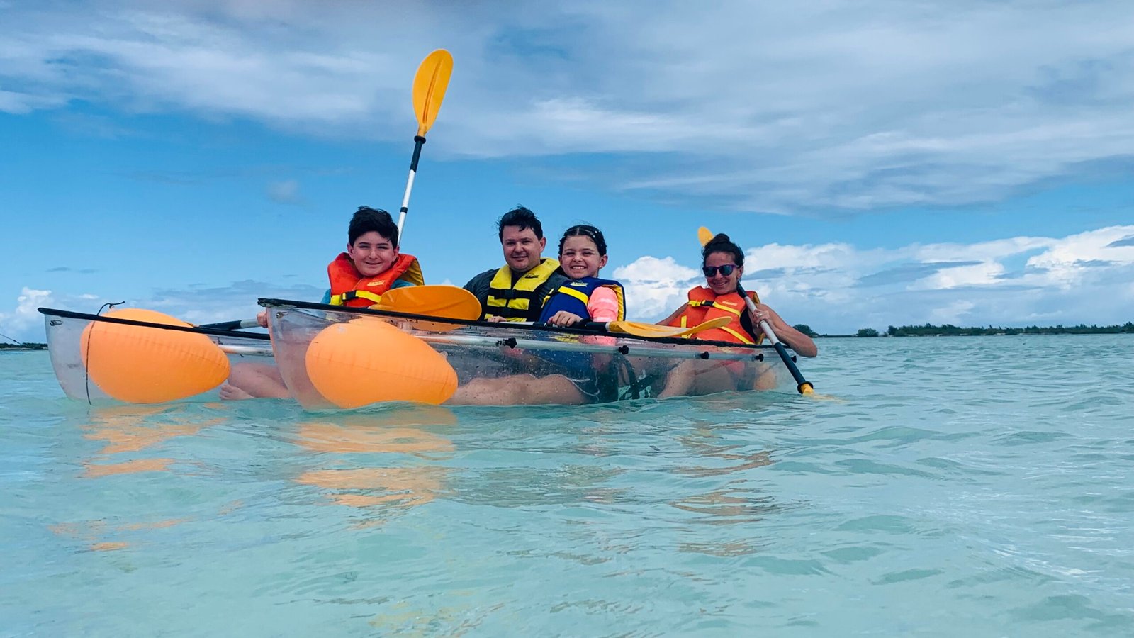 clear kayaking mangroves